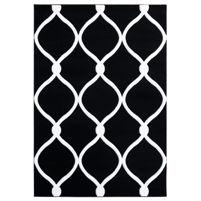 United Weavers Bristol Black 2050-11570 2 ft. 7 in. X 4 ft. 2 in. Rectangle Rug