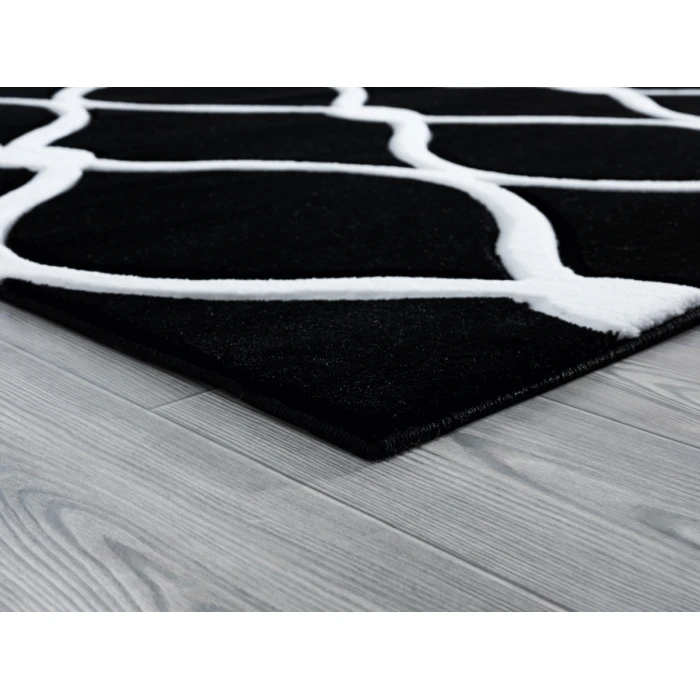 United Weavers Bristol Black 2050-11570 2 ft. 7 in. X 4 ft. 2 in. Rectangle Rug