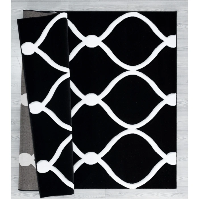 United Weavers Bristol Black 2050-11570 2 ft. 7 in. X 4 ft. 2 in. Rectangle Rug