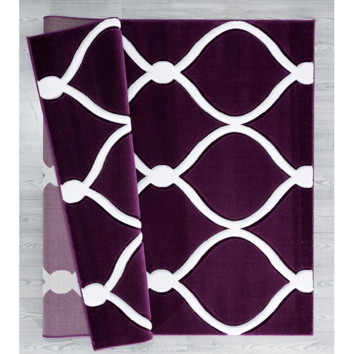 United Weavers Bristol Plum 2050-11582 2 ft. 7 in. X 4 ft. 2 in. Rectangle Rug