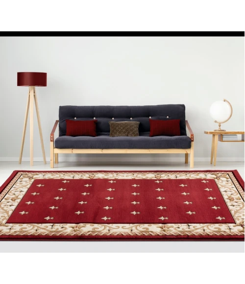 United Weavers Bristol Burgundy 2050-11634 1 ft. 10 in. X 2 ft. 8 in. Rectangle Rug