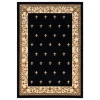 United Weavers Bristol Black 2050-11670 1 ft. 10 in. X 2 ft. 8 in. Rectangle Rug