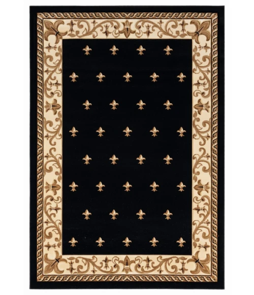 United Weavers Bristol Black 2050-11670 1 ft. 10 in. X 2 ft. 8 in. Rectangle Rug