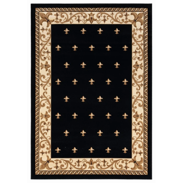 United Weavers Bristol Black 2050-11670 2 ft. 7 in. X 7 ft. 4 in. Rectangle Rug