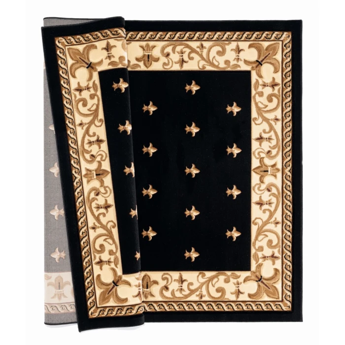 United Weavers Bristol Black 2050-11670 2 ft. 7 in. X 7 ft. 4 in. Rectangle Rug