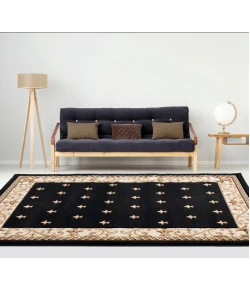 United Weavers Bristol Black 2050-11670 1 ft. 10 in. X 2 ft. 8 in. Rectangle Rug