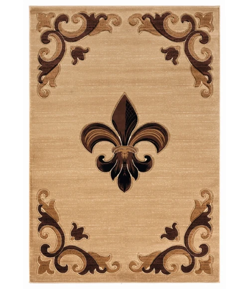 United Weavers Bristol Beige 2050-11726 2 ft. 7 in. X 7 ft. 4 in. Rectangle Rug
