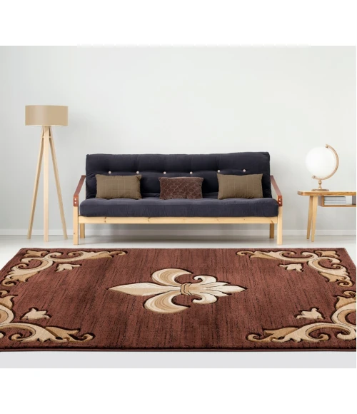 United Weavers Bristol Brown 2050-11750 1 ft. 10 in. X 2 ft. 8 in. Rectangle Rug