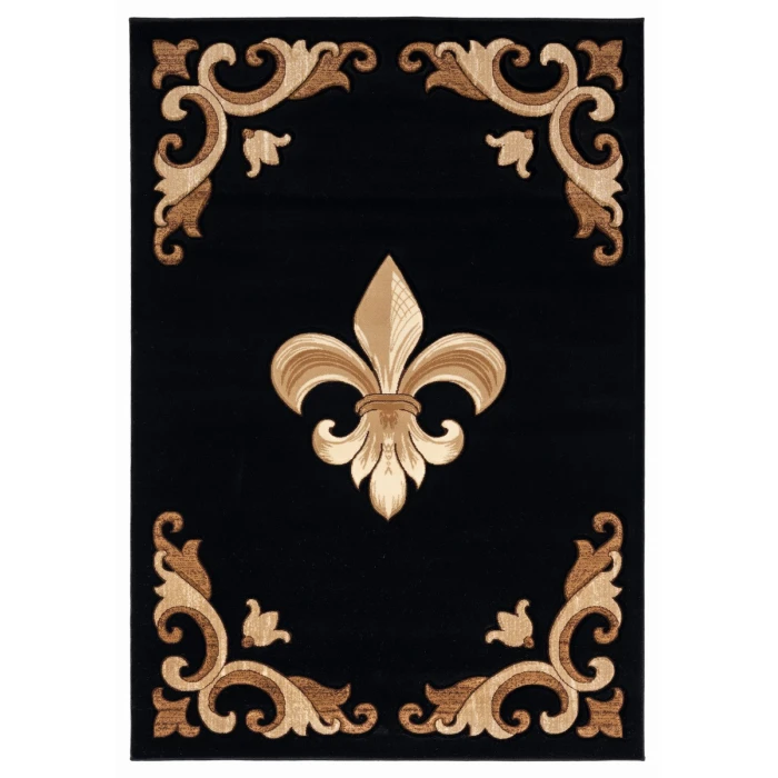 United Weavers Bristol Black 2050-11770 1 ft. 10 in. X 2 ft. 8 in. Rectangle Rug