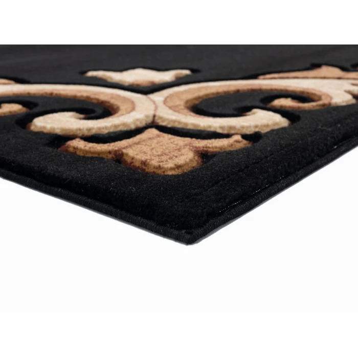 United Weavers Bristol Black 2050-11770 1 ft. 10 in. X 2 ft. 8 in. Rectangle Rug