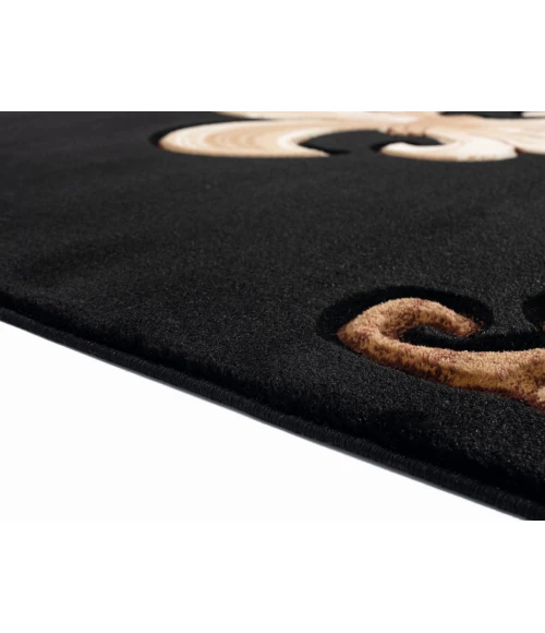 United Weavers Bristol Black 2050-11770 2 ft. 7 in. X 4 ft. 2 in. Rectangle Rug