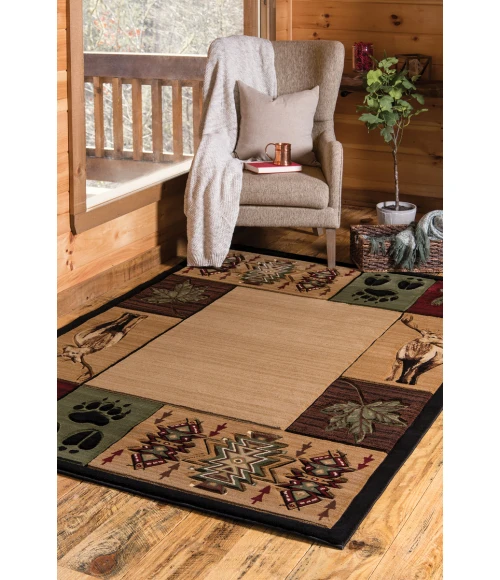 United Weavers Cottage Beige 2055-41526 1 ft. 10 in. X 2 ft. 8 in. Rectangle Rug