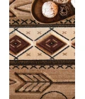 United Weavers Cottage Beige 2055-41826 5 ft. 3 in. X 7 ft. 6 in. Rectangle Rug