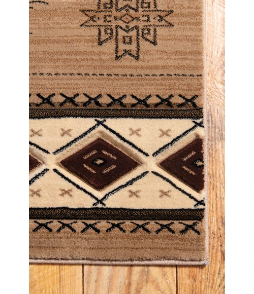 United Weavers Cottage Beige 2055-41826 5 ft. 3 in. X 7 ft. 6 in. Rectangle Rug