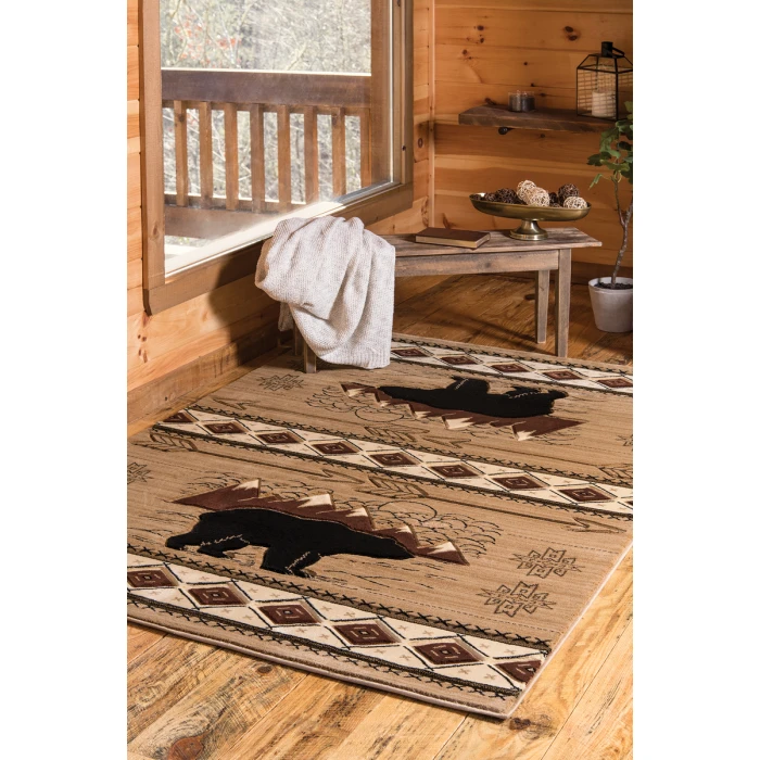 United Weavers Cottage Beige 2055-41826 2 ft. 7 in. X 4 ft. 2 in. Rectangle Rug