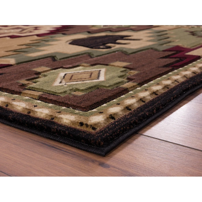 United Weavers Cottage Multi 2055-40175 5 ft. 3 in. X 7 ft. 6 in. Rectangle Rug