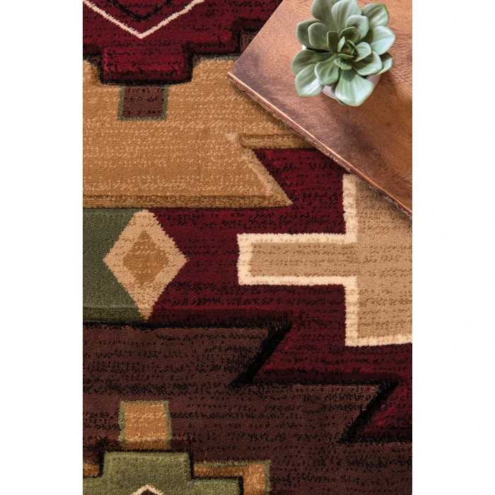 United Weavers Cottage Multi 2055-40175 5 ft. 3 in. X 7 ft. 6 in. Rectangle Rug