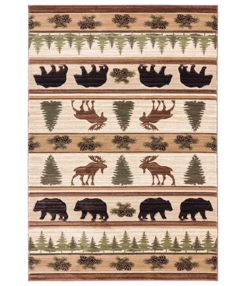 United Weavers Cottage Beige 2055-40226 1 ft. 10 in. X 2 ft. 8 in. Rectangle Rug