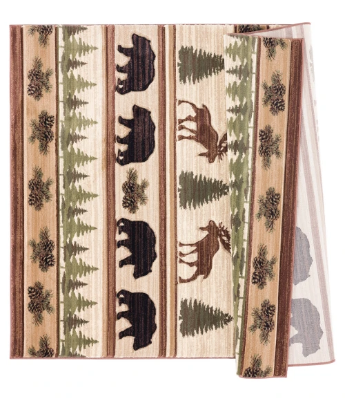 United Weavers Cottage Beige 2055-40226 1 ft. 10 in. X 2 ft. 8 in. Rectangle Rug