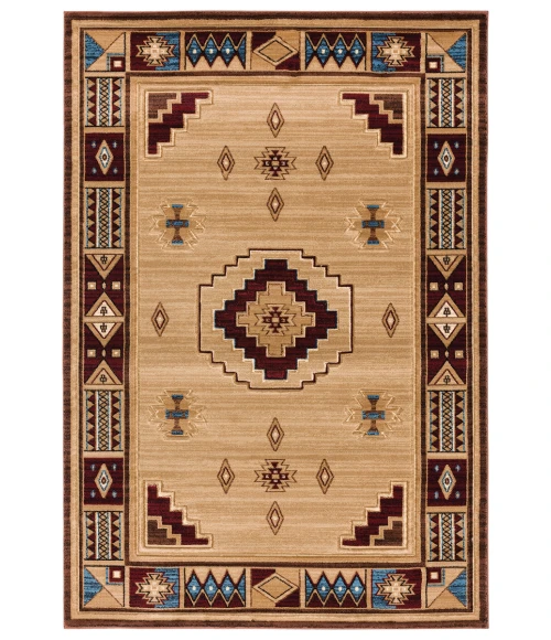 United Weavers Cottage Beige 2055-40326 1 ft. 10 in. X 2 ft. 8 in. Rectangle Rug