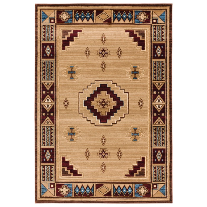 United Weavers Cottage Beige 2055-40326 1 ft. 10 in. X 2 ft. 8 in. Rectangle Rug