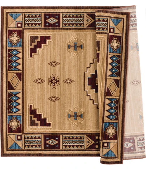 United Weavers Cottage Beige 2055-40326 1 ft. 10 in. X 2 ft. 8 in. Rectangle Rug