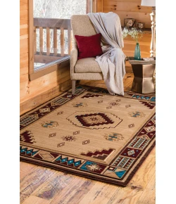 United Weavers Cottage Beige 2055-40326 1 ft. 10 in. X 2 ft. 8 in. Rectangle Rug