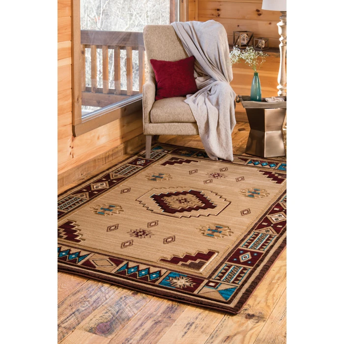 United Weavers Cottage Beige 2055-40326 1 ft. 10 in. X 2 ft. 8 in. Rectangle Rug