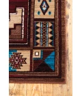 United Weavers Cottage Burgundy 2055-40334 7 ft. 10 in. X 10 ft. 6 in. Rectangle Rug