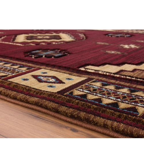 United Weavers Cottage Burgundy 2055-40334 7 ft. 10 in. X 10 ft. 6 in. Rectangle Rug