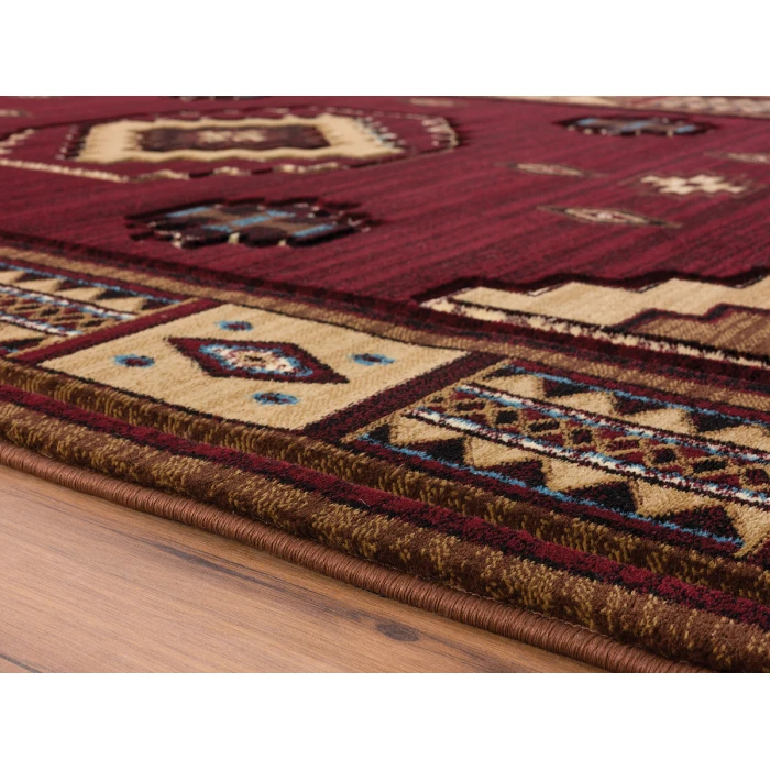 United Weavers Cottage Burgundy 2055-40334 2 ft. 7 in. X 4 ft. 2 in. Rectangle Rug