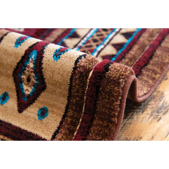 United Weavers Cottage Burgundy 2055-40334 2 ft. 7 in. X 4 ft. 2 in. Rectangle Rug