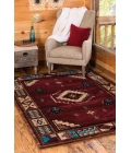 United Weavers Cottage Burgundy 2055-40334 7 ft. 10 in. X 10 ft. 6 in. Rectangle Rug