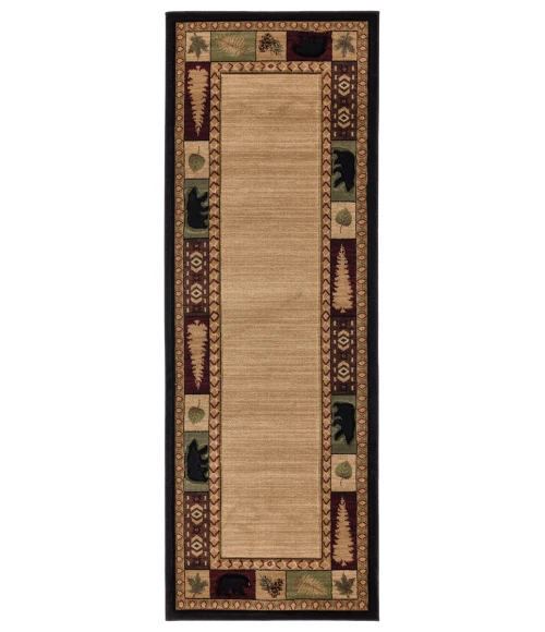 United Weavers Cottage Beige 2055-40426 2 ft. 7 in. X 7 ft. 4 in. Rectangle Rug