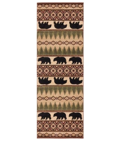 United Weavers Cottage Beige 2055-40526 2 ft. 7 in. X 7 ft. 4 in. Rectangle Rug