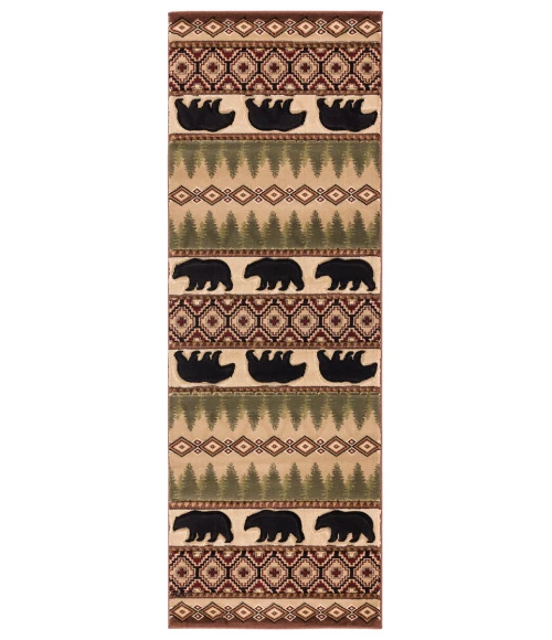 United Weavers Cottage Beige 2055-40526 2 ft. 7 in. X 7 ft. 4 in. Rectangle Rug