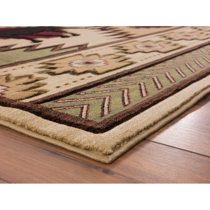 United Weavers Cottage Beige 2055-40626 2 ft. 7 in. X 7 ft. 4 in. Rectangle Rug