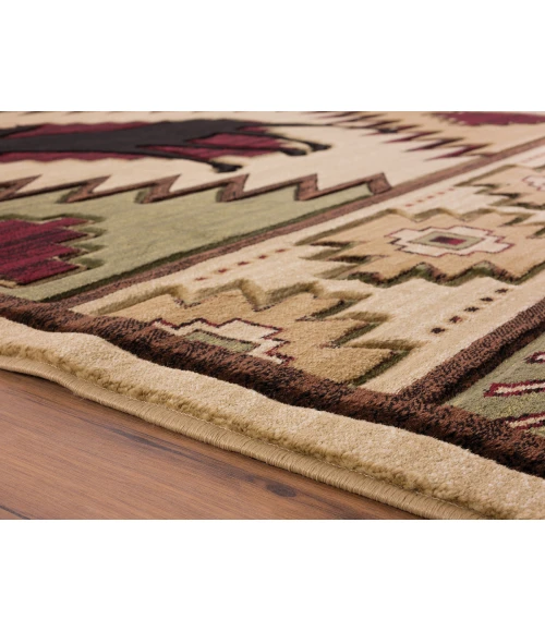 United Weavers Cottage Beige 2055-40626 7 ft. 10 in. X 10 ft. 6 in. Rectangle Rug