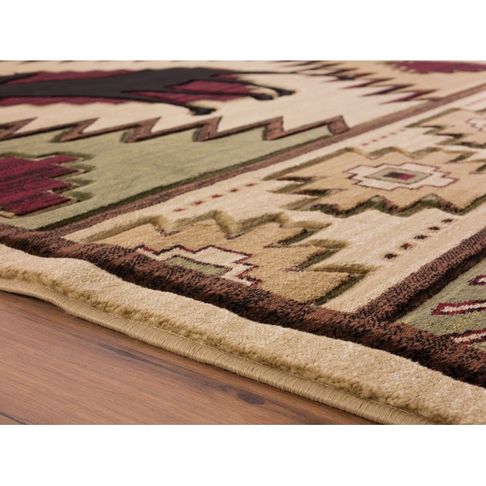 United Weavers Cottage Beige 2055-40626 2 ft. 7 in. X 7 ft. 4 in. Rectangle Rug