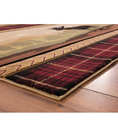 United Weavers Cottage Beige 2055-40726 5 ft. 3 in. X 7 ft. 6 in. Rectangle Rug