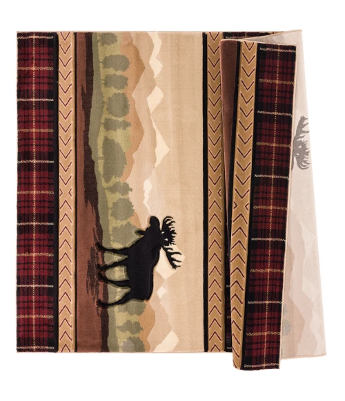 United Weavers Cottage Beige 2055-40726 5 ft. 3 in. X 7 ft. 6 in. Rectangle Rug