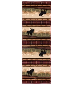 United Weavers Cottage Beige 2055-40726 2 ft. 7 in. X 7 ft. 4 in. Rectangle Rug