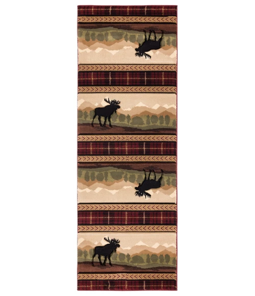 United Weavers Cottage Beige 2055-40726 2 ft. 7 in. X 7 ft. 4 in. Rectangle Rug