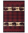 United Weavers Cottage Burgundy 2055-40834 1 ft. 10 in. X 2 ft. 8 in. Rectangle Rug