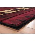 United Weavers Cottage Burgundy 2055-40834 1 ft. 10 in. X 2 ft. 8 in. Rectangle Rug