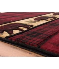 United Weavers Cottage Burgundy 2055-40834 1 ft. 10 in. X 2 ft. 8 in. Rectangle Rug