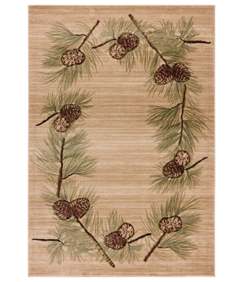United Weavers Cottage Beige 2055-40926 1 ft. 10 in. X 2 ft. 8 in. Rectangle Rug