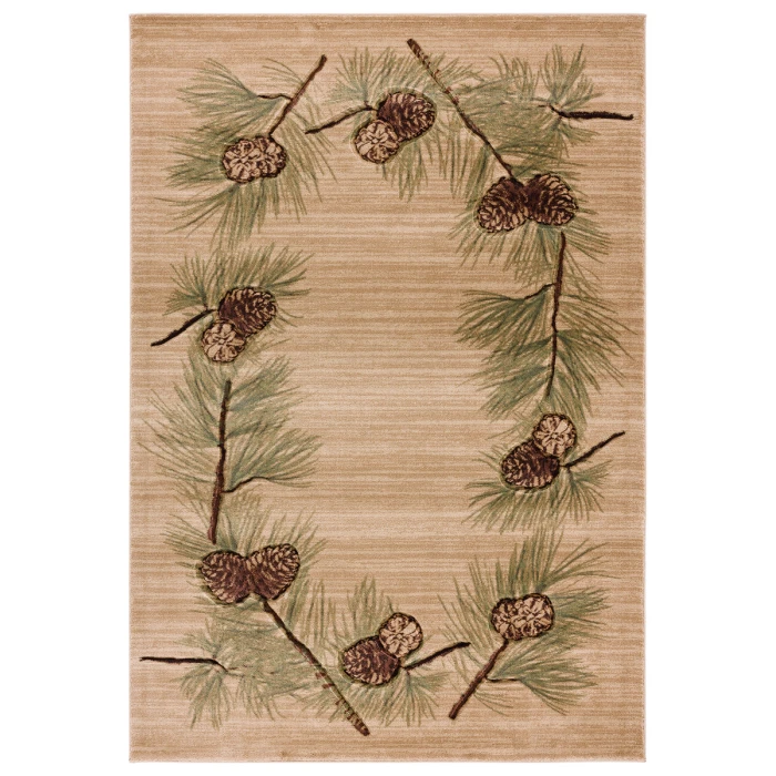 United Weavers Cottage Beige 2055-40926 1 ft. 10 in. X 2 ft. 8 in. Rectangle Rug