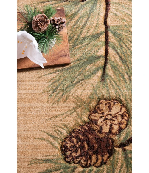 United Weavers Cottage Beige 2055-40926 1 ft. 10 in. X 2 ft. 8 in. Rectangle Rug