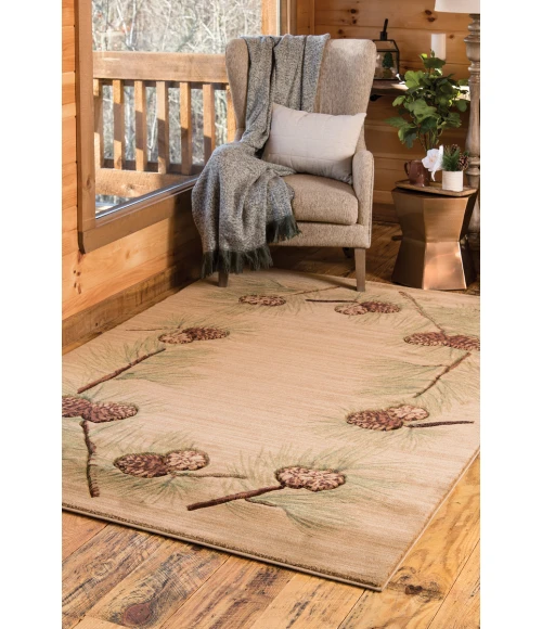 United Weavers Cottage Beige 2055-40926 1 ft. 10 in. X 2 ft. 8 in. Rectangle Rug